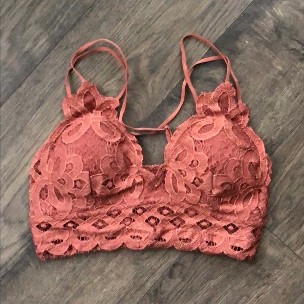 Liz Lacey Bralette - Brick - Picture 2 of 7
